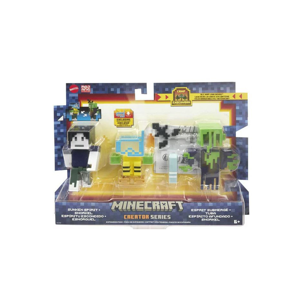 Mattel Minecraft Creator Series Sunken Spirit Figure Set