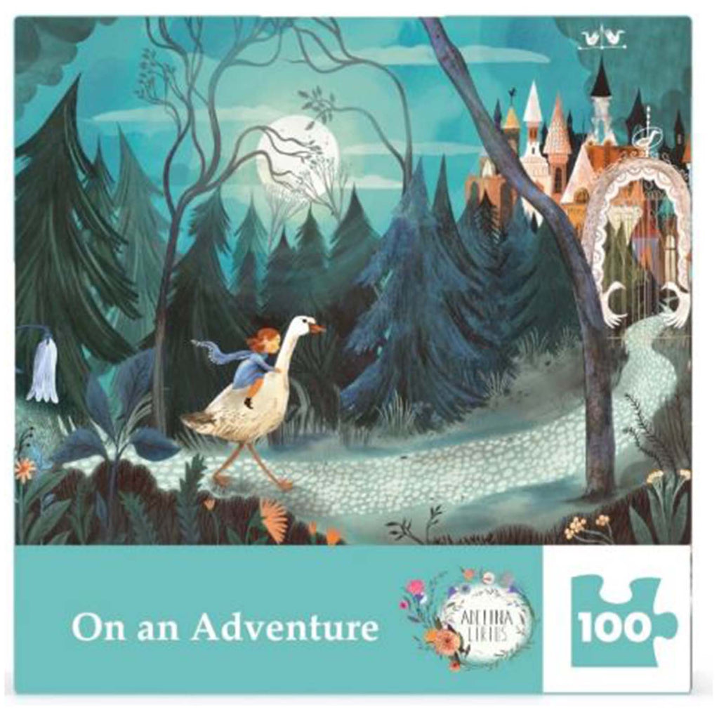 New York Puzzle Adelina Lirius On An Adventure 100 Piece Mini Jigsaw Puzzle - Radar Toys