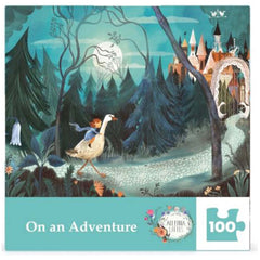New York Puzzle Adelina Lirius On An Adventure 100 Piece Mini Jigsaw Puzzle