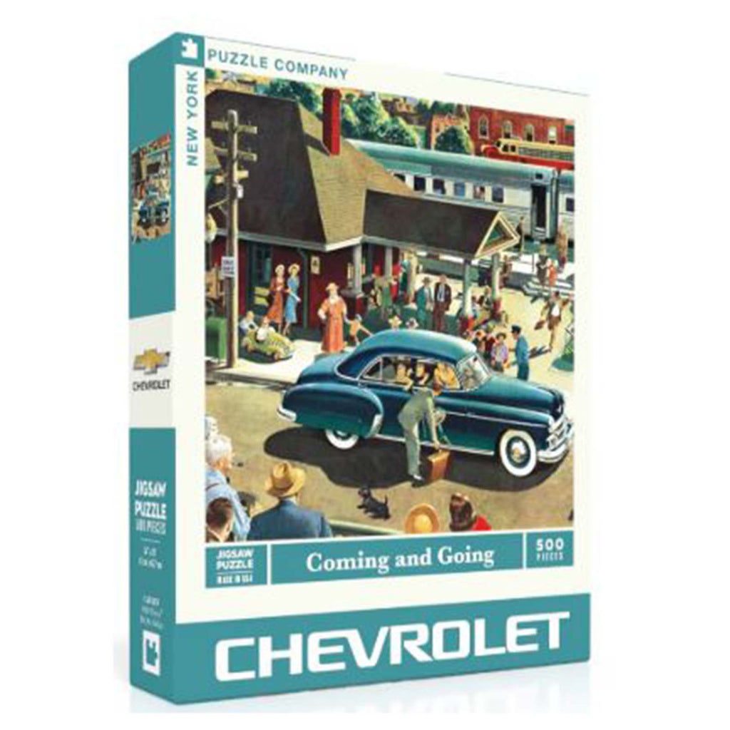 New York Puzzle Chevrolet Coming And Going 500 Piece Jigsaw Puzzle