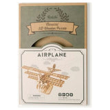 Rolife Airplane 3D Wooden Puzzle - Radar Toys