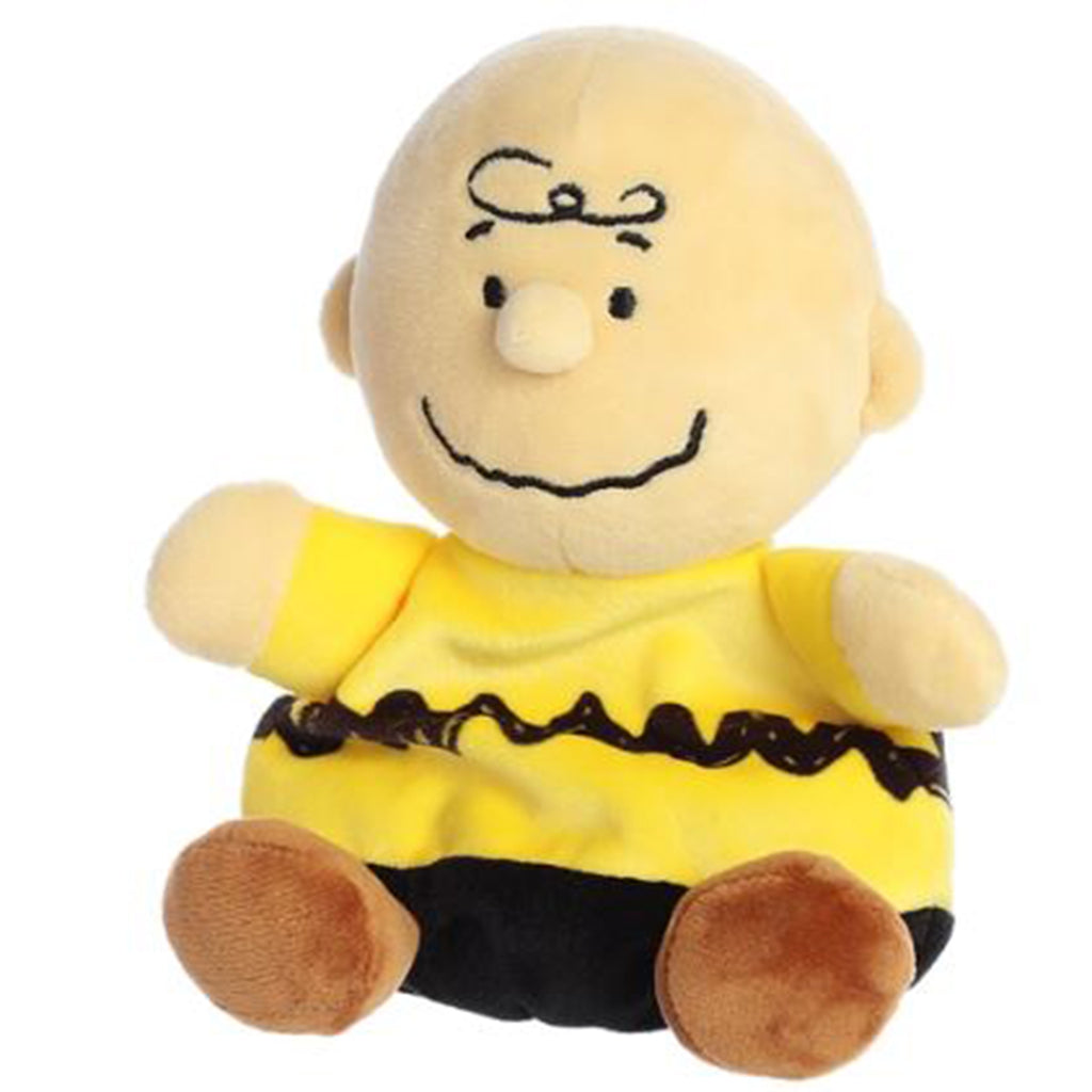 Aurora Palm Pals Peanuts Charlie Brown 6 Inch Plush Figure