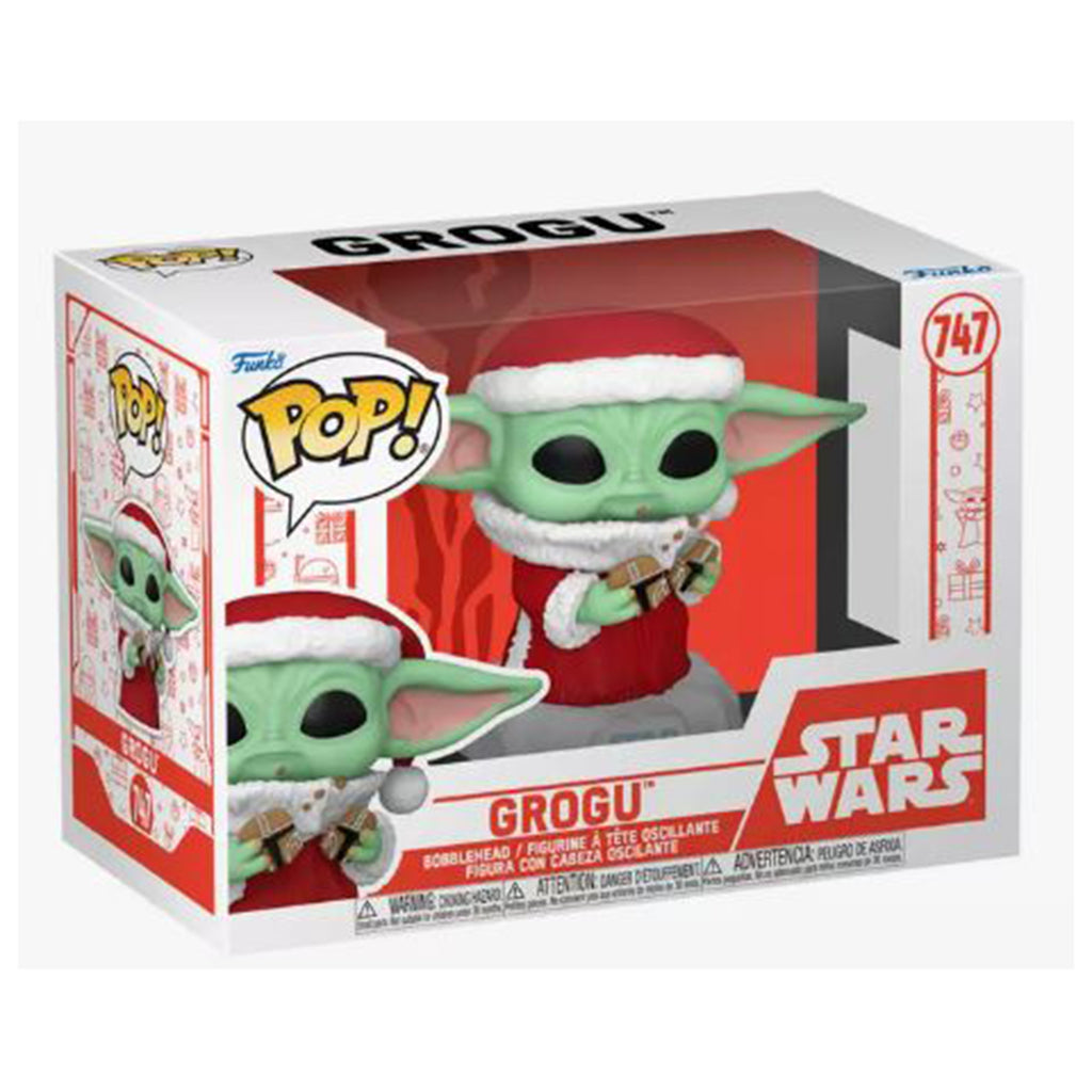 Funko Star War Mandalorian Holiday POP Grogu Vinyl Figure