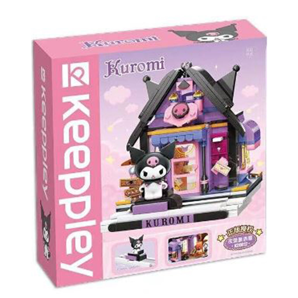 QMAN Keeppley Sanrio Kuromi Astrological Cabin Building Block Set - Radar Toys