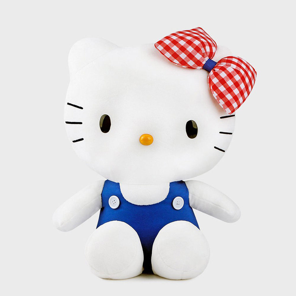 Sanrio Hello Kitty Blue Checkered Bow 20 Inch Plush - Radar Toys