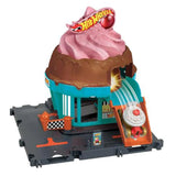 Mattel Hot Wheels City Downtown Ice Cream Swirl Set - Radar Toys