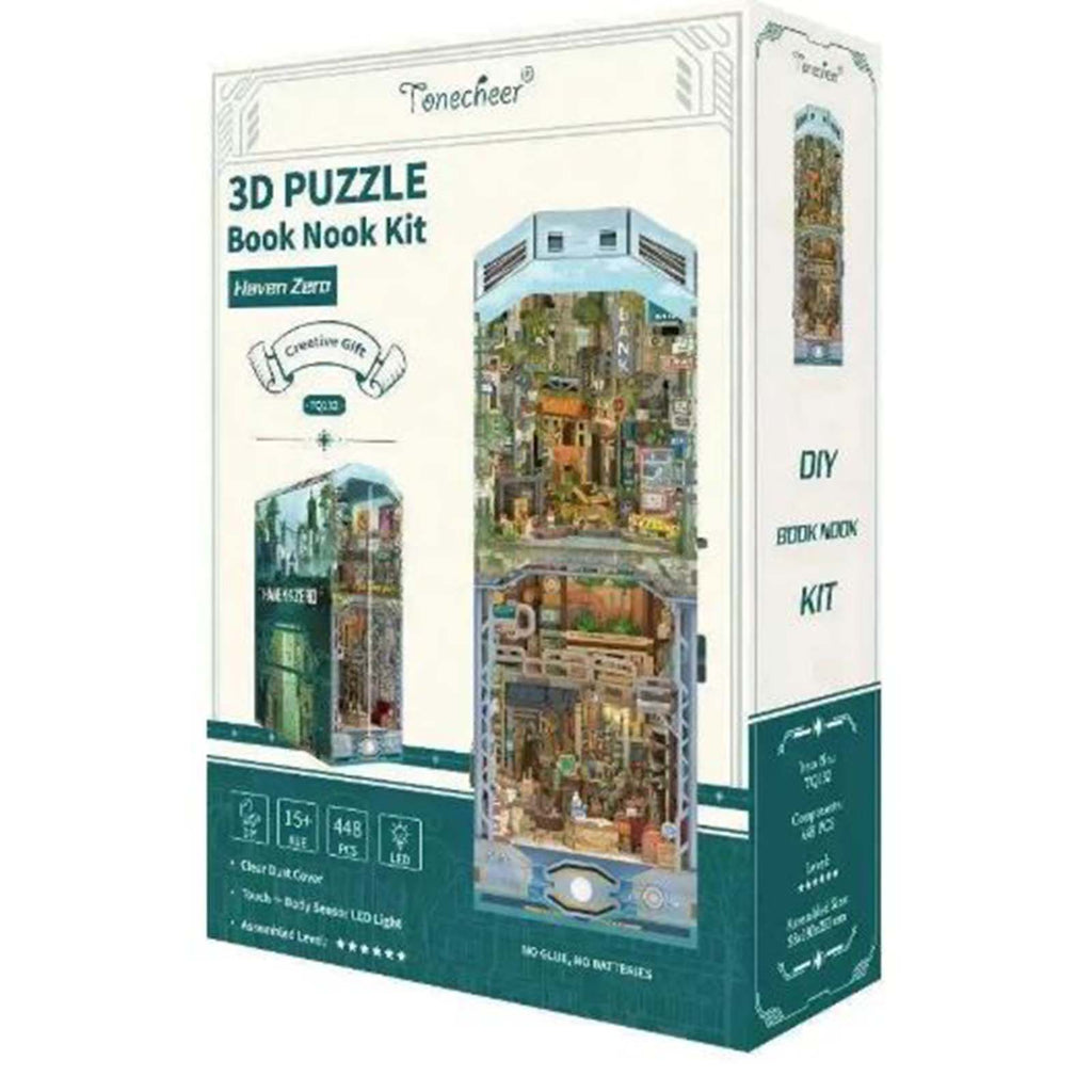 Tonecheer DIY Bookend Haven Zero 3D Puzzle Building Set