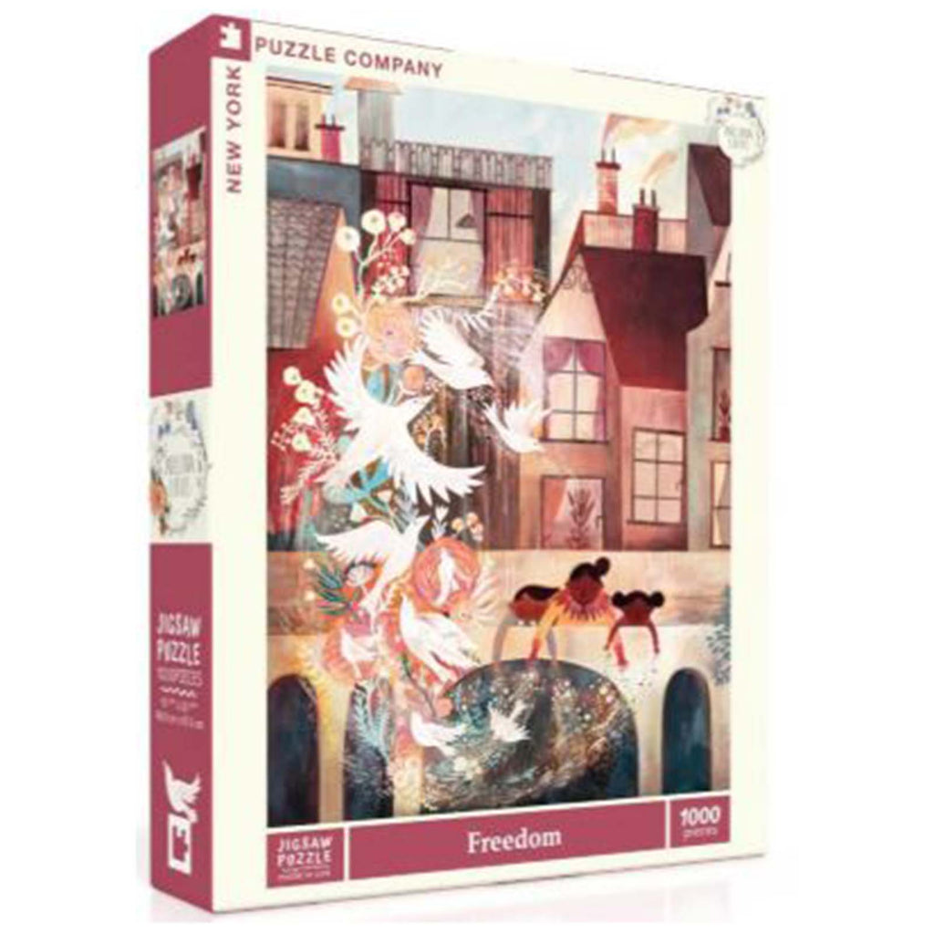 New York Puzzle Adelina Lirius Freedom 1000 Piece Jigsaw Puzzle