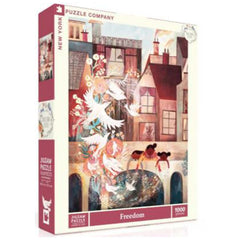 New York Puzzle Adelina Lirius Freedom 1000 Piece Jigsaw Puzzle