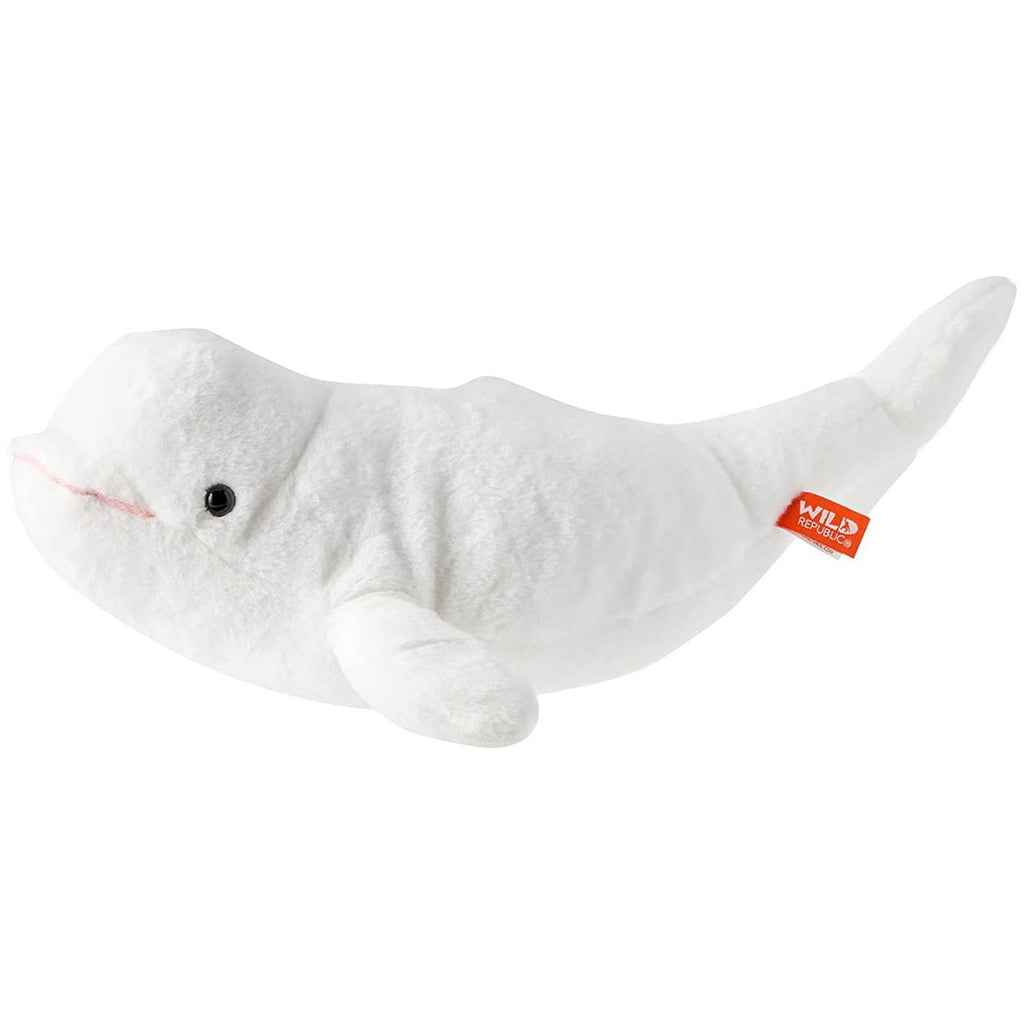 Wild Republic Cuddlekins Mini Beluga Whale 14 Inch Plush Figure