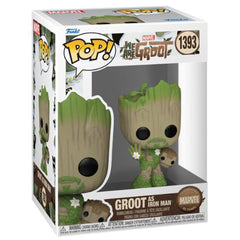 Funko Marvel We Are Groot POP Groot As Iron Man Vinyl Figure - Radar Toys