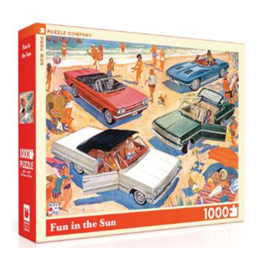 New York Puzzle Fun In The Sun 1000 Piece Jigsaw Puzzle