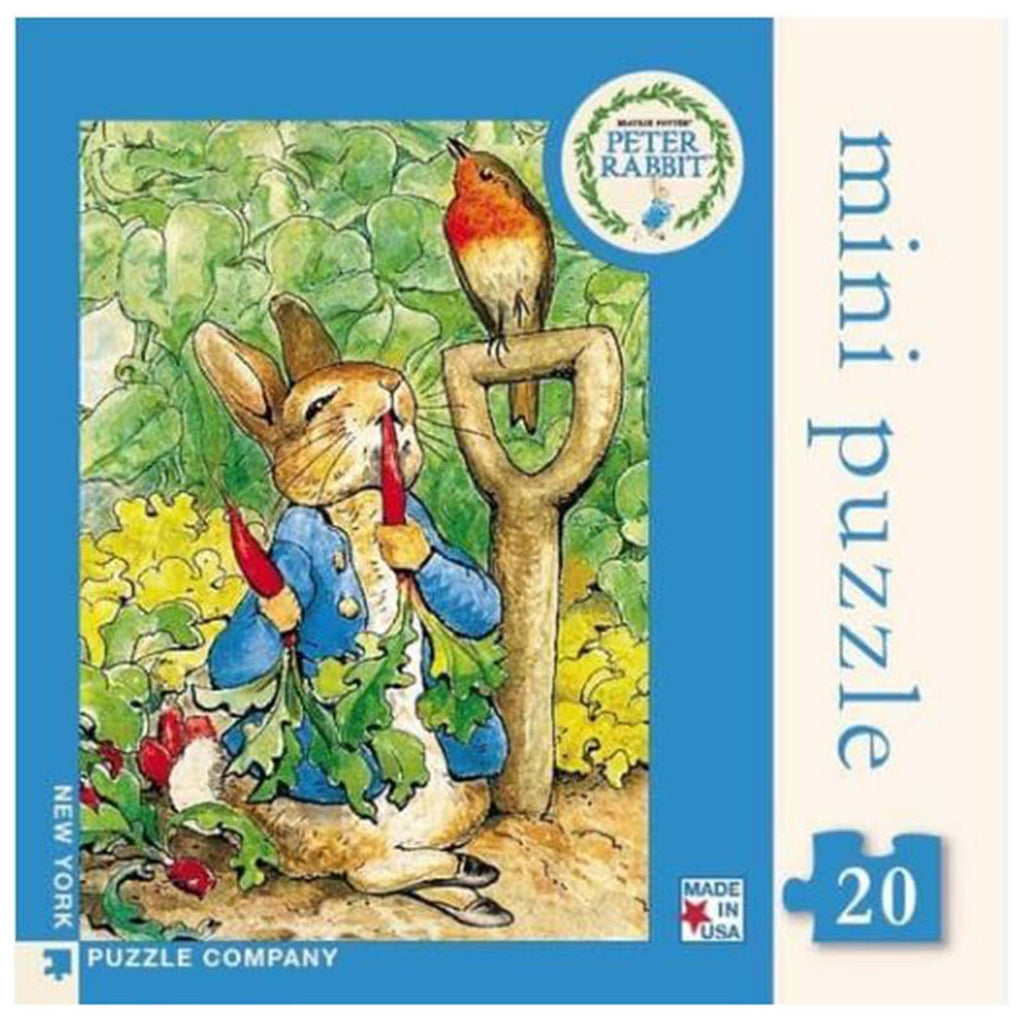 New York Puzzle Peter Rabbit 20 Piece Mini Jigsaw Puzzle