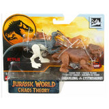 Mattel Jurassic World Chaos Theory Epic Evolution Guanlong VS Lystrosaurus Figure - Radar Toys