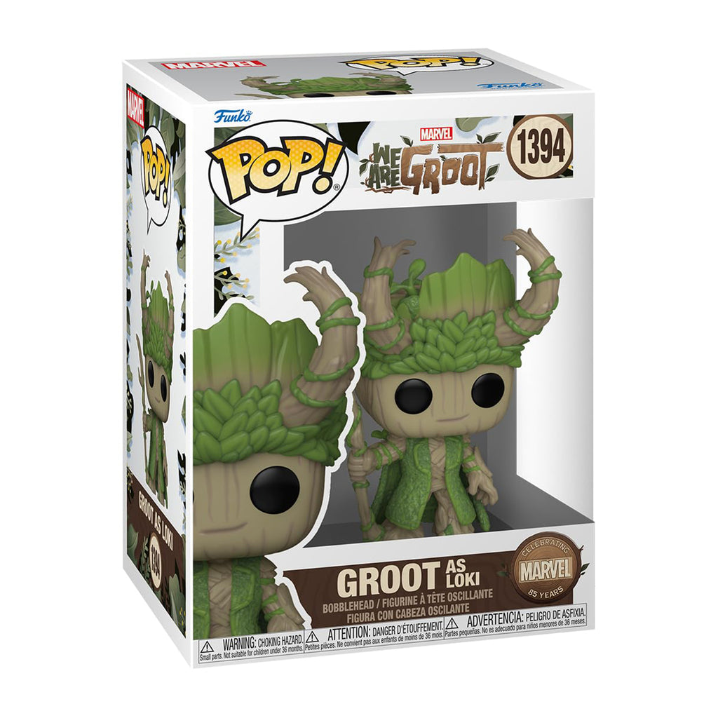 Funko Marvel We Are Groot POP Groot As Loki Vinyl Figure