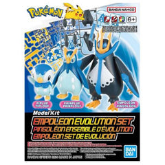Bandai Pokemon Empoleon Evolution Set Hobby Model Kit - Radar Toys