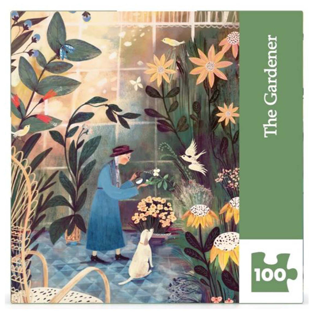 New York Puzzle Adelina Lirius The Gardener 100 Piece Mini Jigsaw Puzzle