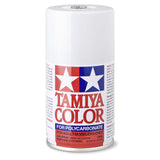 Tamiya Color For Polycarbonate PS-1 White 100mL Spray Paint Can TAM86001 - Radar Toys