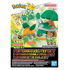 Bandai Pokemon Torterra Evolution Set Hobby Model Kit - Radar Toys