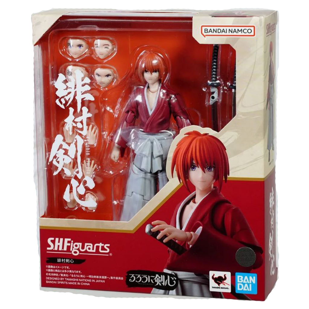 Bandai Ruroni Kenshin Meiji Swordsman Romantic Story SHFiguarts Kenshin Himura Figure