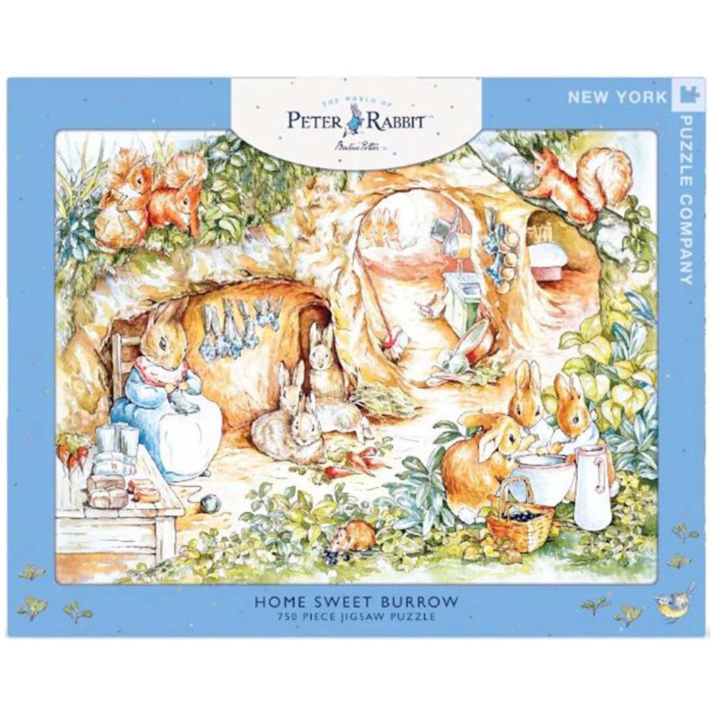 New York Puzzle Home Sweet Burrow 750 Piece Jigsaw Puzzle
