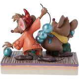 Enesco Disney Traditions Beads For Cinderelly Jaq And Gus Decorative Figure 6015020 - Radar Toys