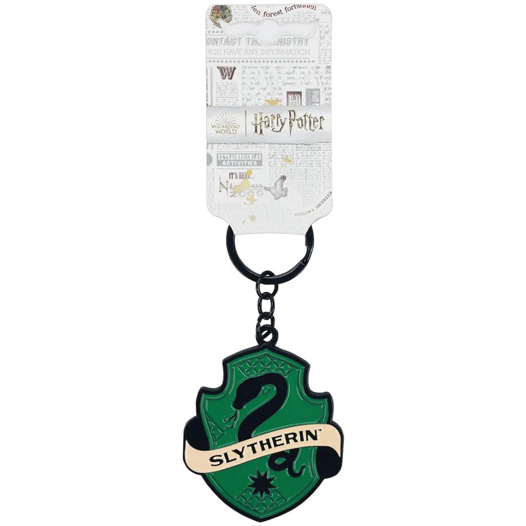 Bioworld Harry Potter Slytherin Emblem Enamel Keychain - Radar Toys