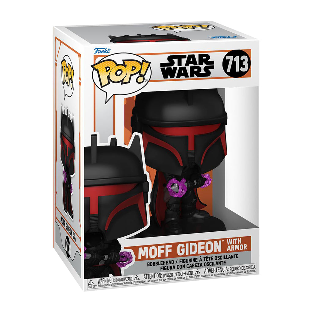 Funko Star Wars Mandalorian S10 POP Moff Gideon With Armor Vinyl Figure