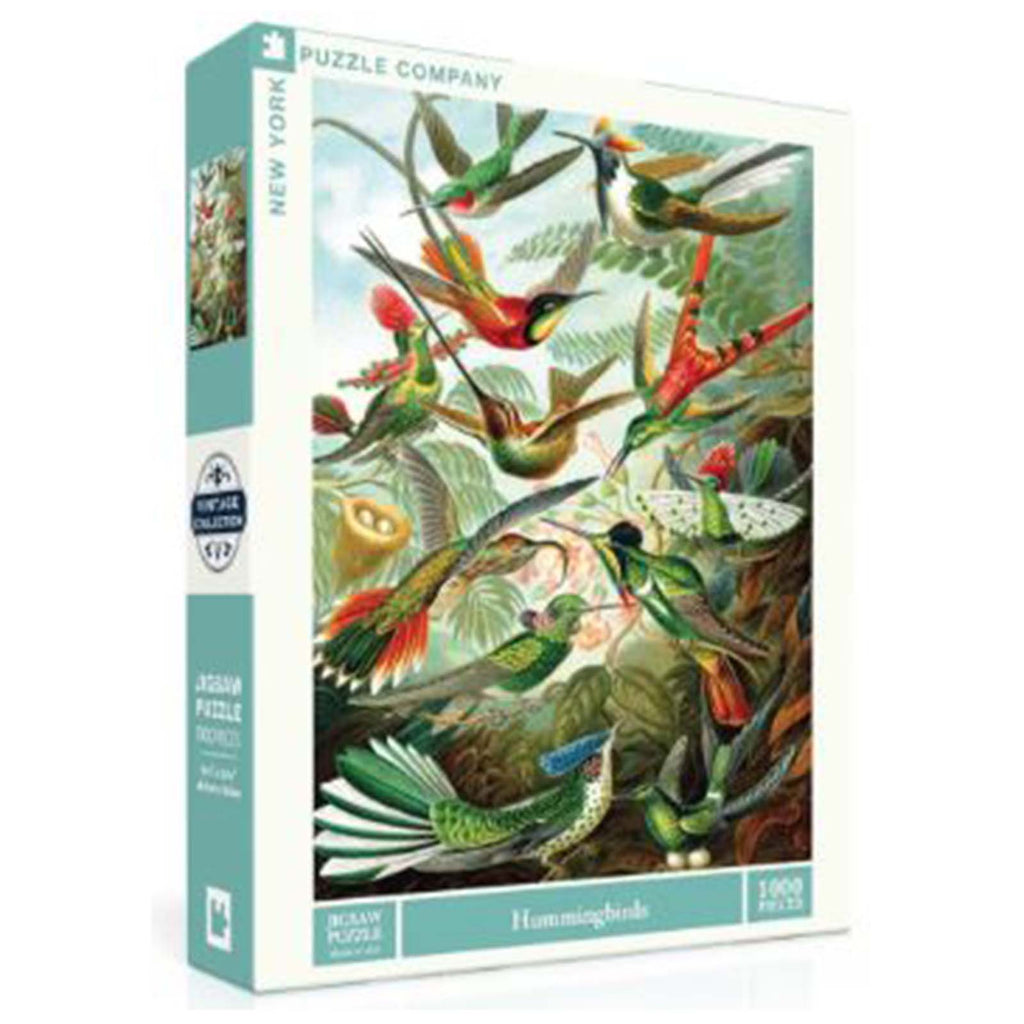 New York Puzzle Hummingbirds 1000 Piece Jigsaw Puzzle