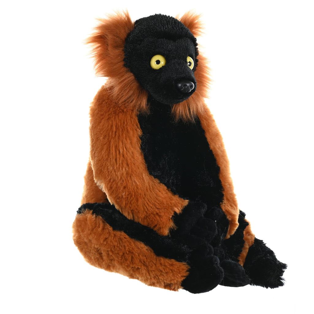 Wild Republic Cuddlekins Red Ruffed Lemur 11 Inch Plush Figure - Radar Toys