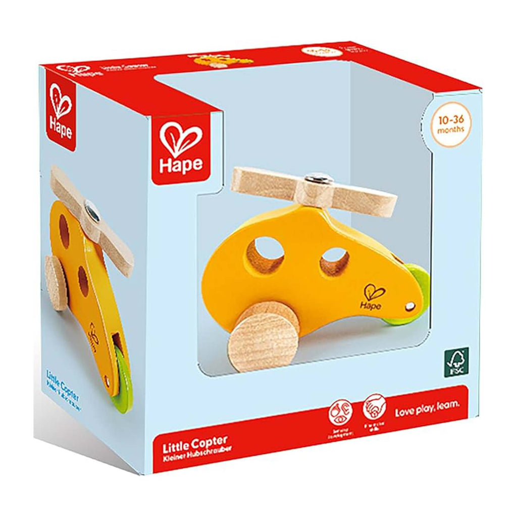 Hape Little Copter Wooden Toy Vehicle - Radar Toys