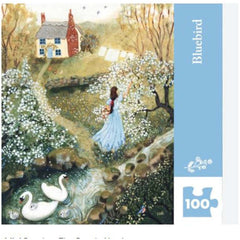 New York Puzzle Bluebird 100 Piece Mini Jigsaw Puzzle