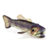 Folkmanis Largemouth Bass 6 Inch Plush Puppet - Radar Toys