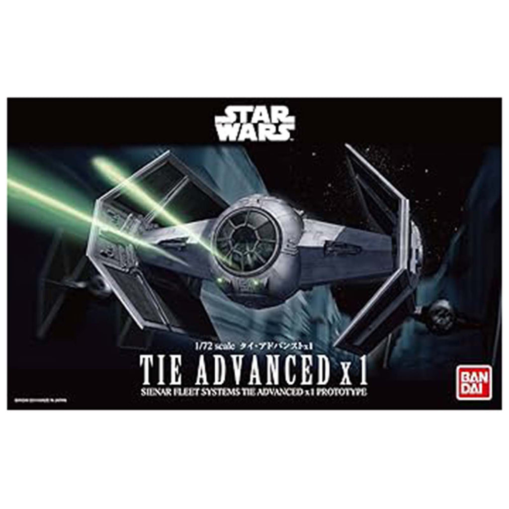 Bandai Star Wars Tie Advanced x1 1:72 Scale Model Kit