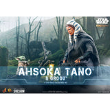 Hot Toys Star Wars The Mandalorian Ahsoka Tano And Grogu Sixth Scale Figure - Radar Toys
