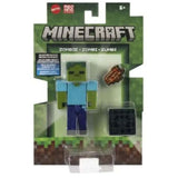 Mattel Minecraft Craft A Block Zombie Figure - Radar Toys