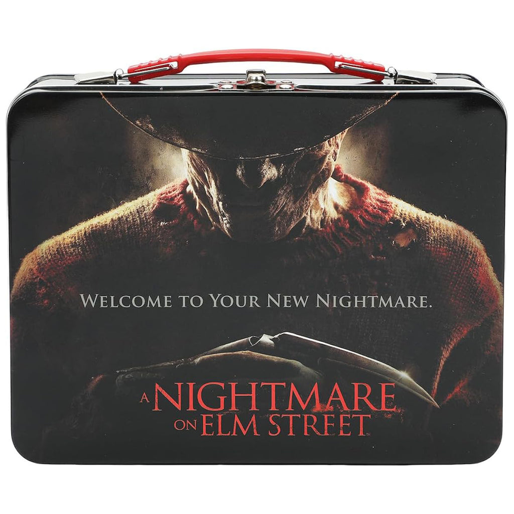 Bioworld A Nightmare On Elm Street Welcome To Your New Nightmare Large Tin Tote Lunchbox