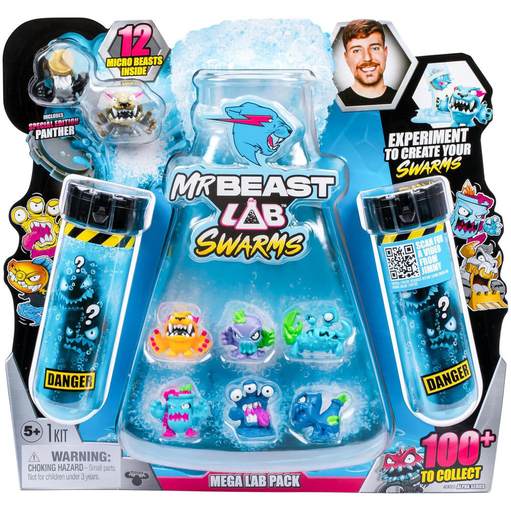 Moose Mr Beast Lab Swarms Orange Beast Mega Lab Pack - Radar Toys