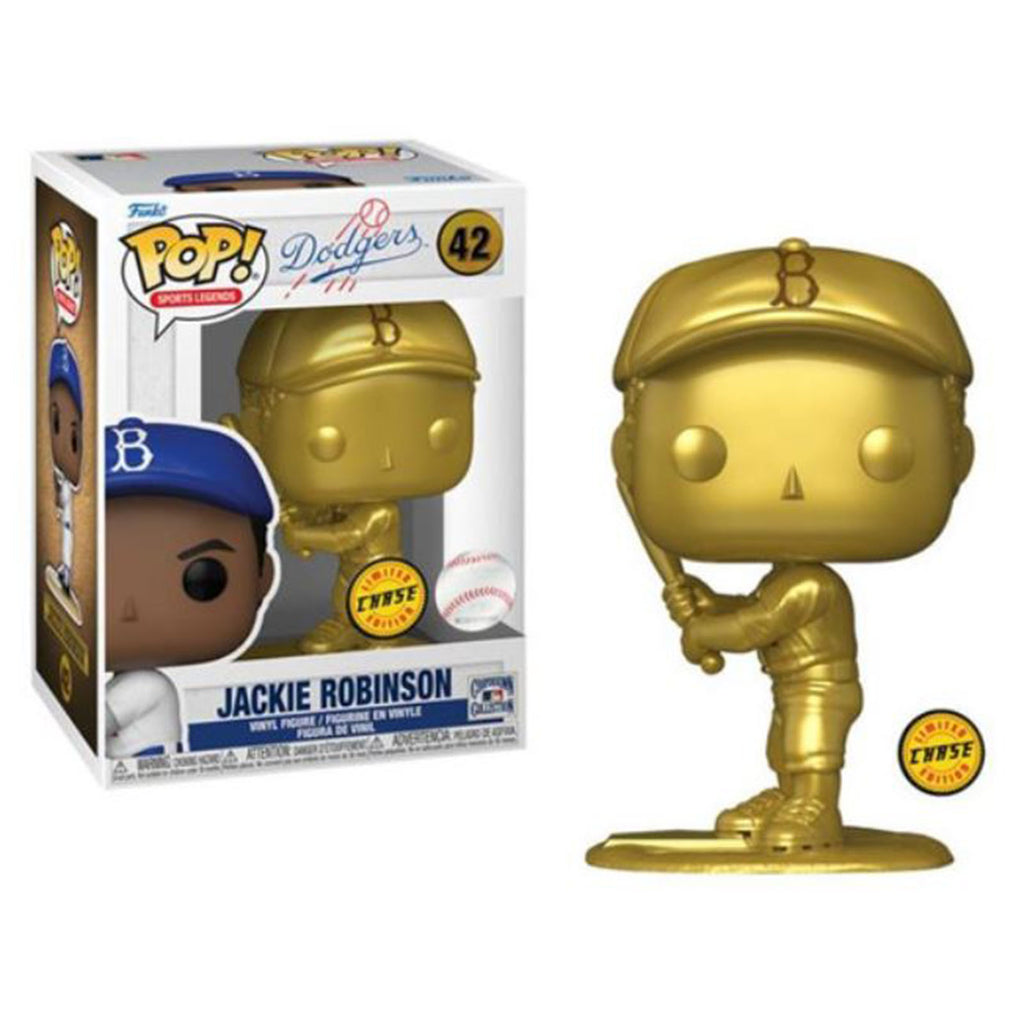 Funko MLB Legends POP Dodgers Jackie Robinson CHASE Vinyl Figure