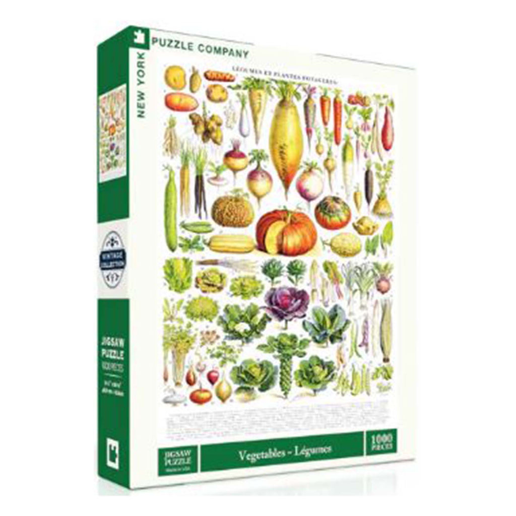 New York Puzzle Vegetables Legumes 1000 Piece Jigsaw Puzzle