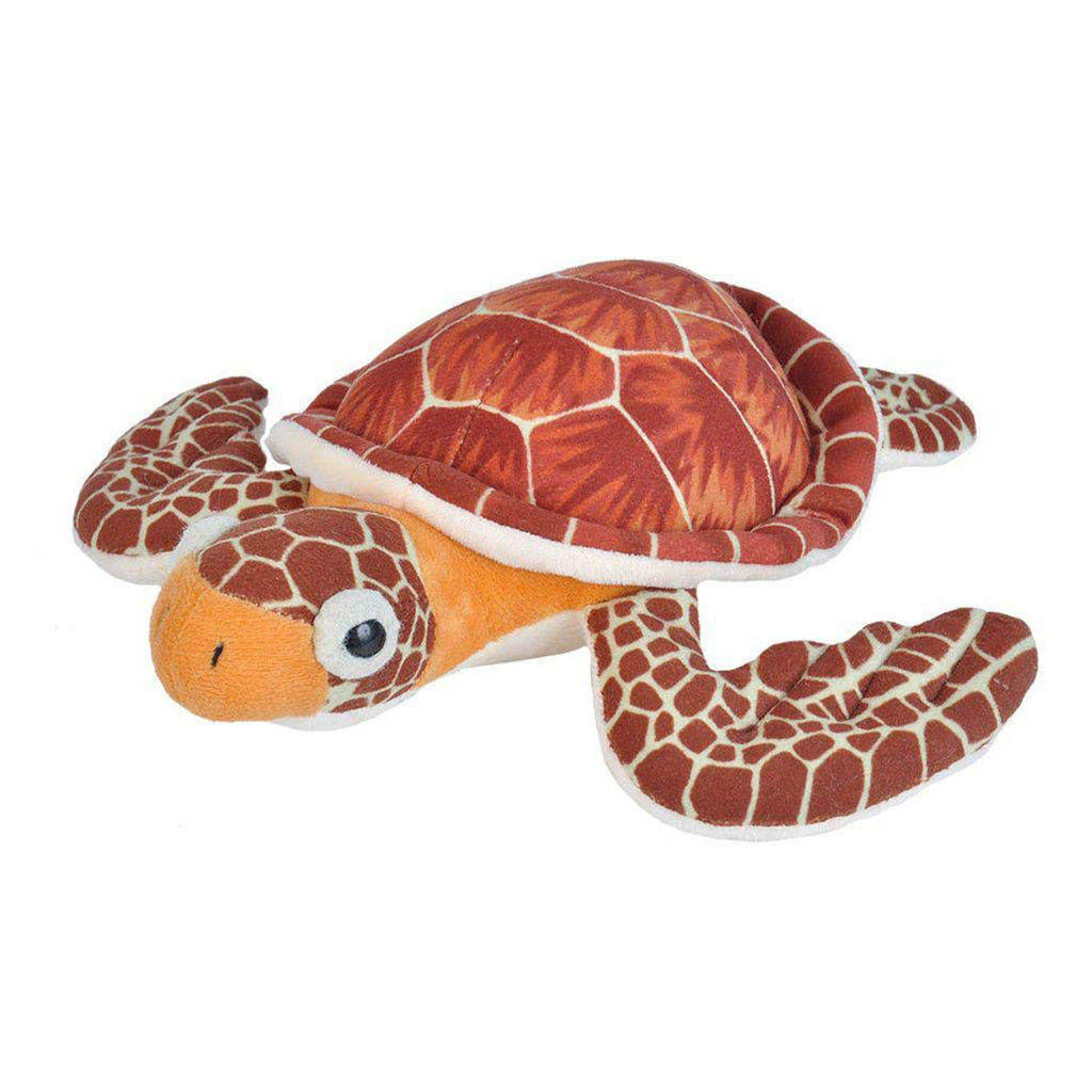 Wild Republic Cuddlekins Mini Loggerhead Sea Turtle 10 Inch Plush Figure