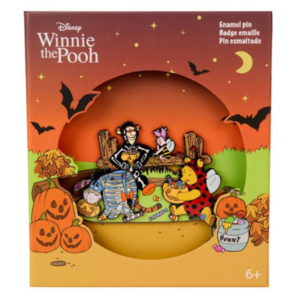 Loungefly Disney Winnie The Pooh Trick Or Treat Moving 3 Inch Collector Box Pin - Radar Toys