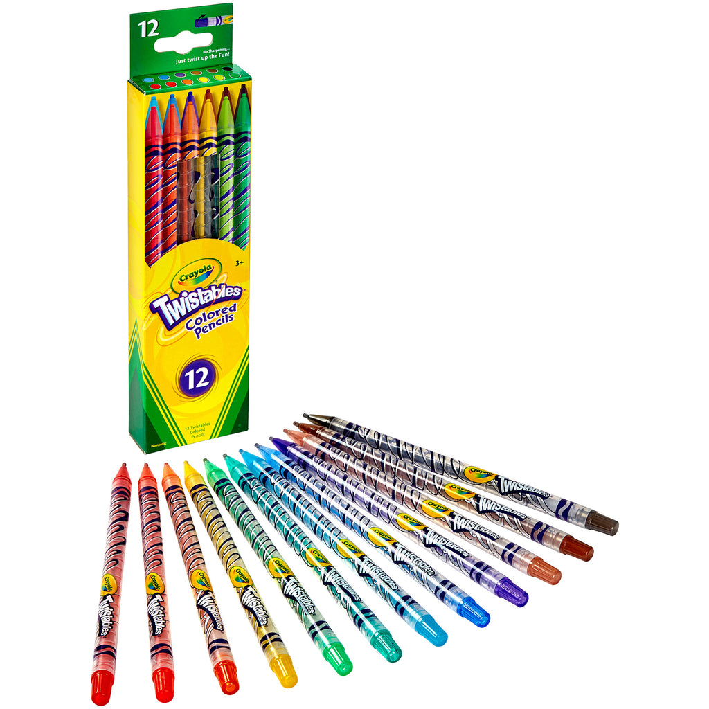 Crayola Twistables Colored Pencils 12 Count Set - Radar Toys