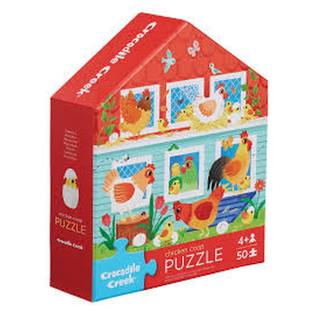 Crocodile Creek Chicken Coop 50 Piece Jigsaw Puzzle
