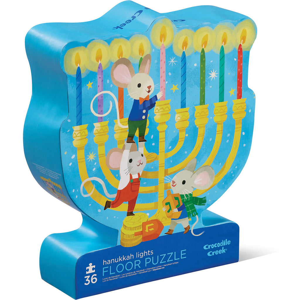 Crocodile Creek Hanukkah Lights 36 Piece Floor Jigsaw Puzzle - Radar Toys