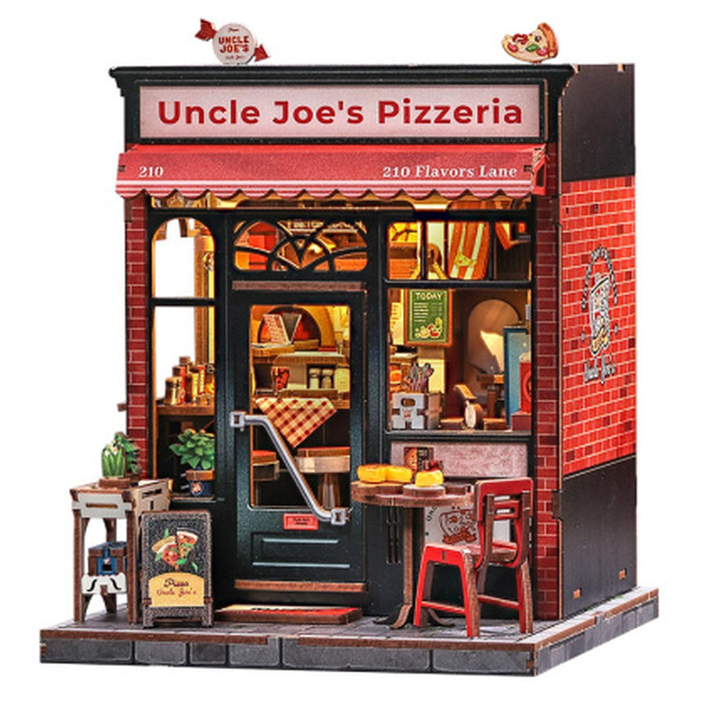 Cutebee City Walk Uncle Joe's Pizzeria DIY Miniature Set