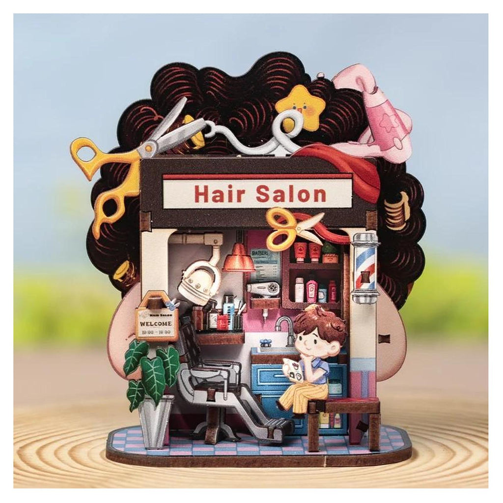 Cutebee Talebox Corner Hair Salon Building Set