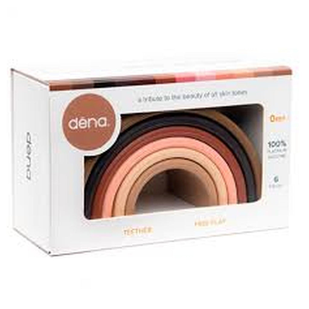 Dena Diversity Rainbow Silicone Teather Stacking Set