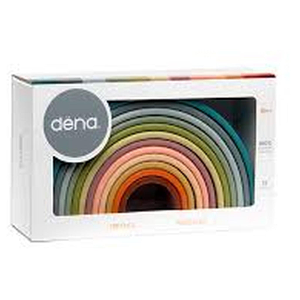 Dena Nature Rainbow Large Silicone Teather Stacking Set