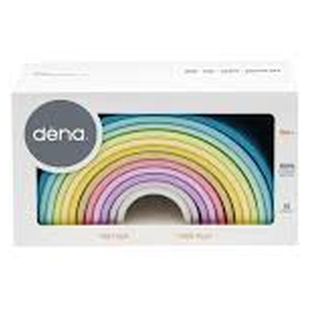 Dena Pastel Rainbow Large Silicone Teather Stacking Set